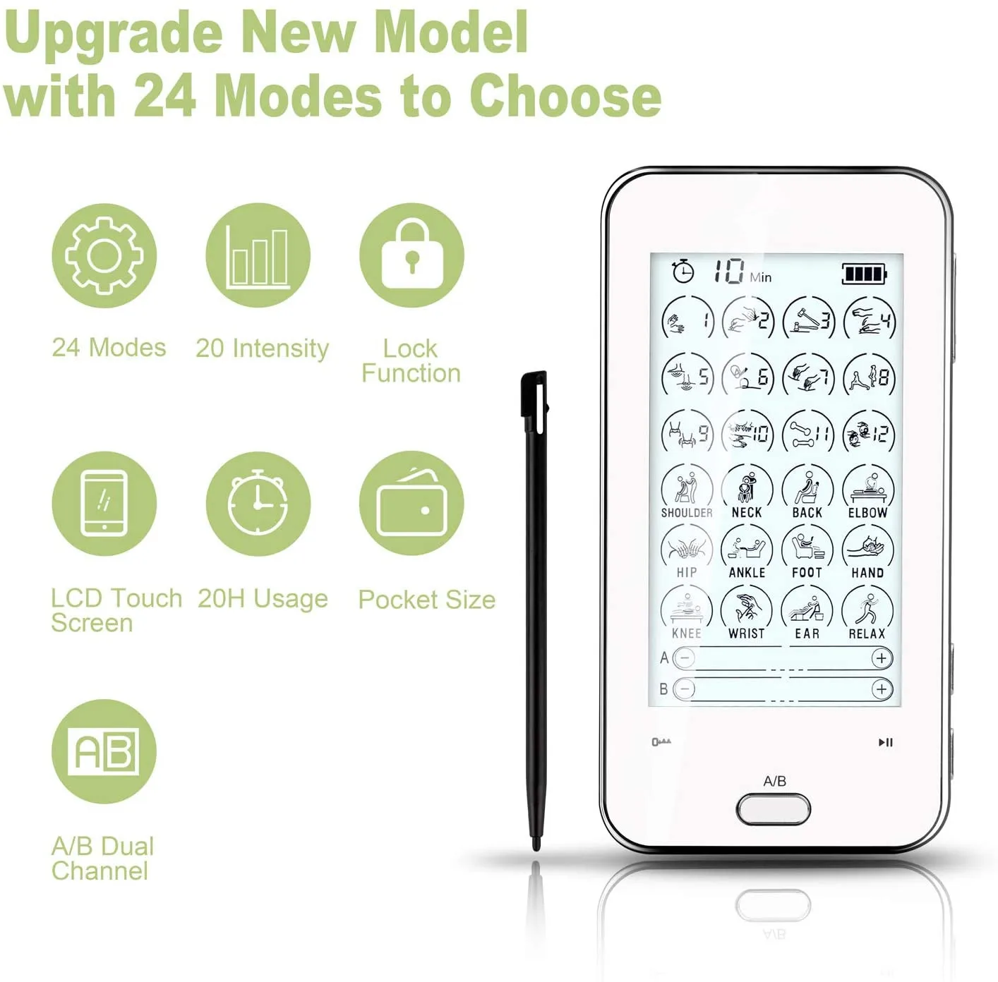 Digital Therapy Machine Tens 3000 7000 Tens Unit Massager for relieve pain Tens machine