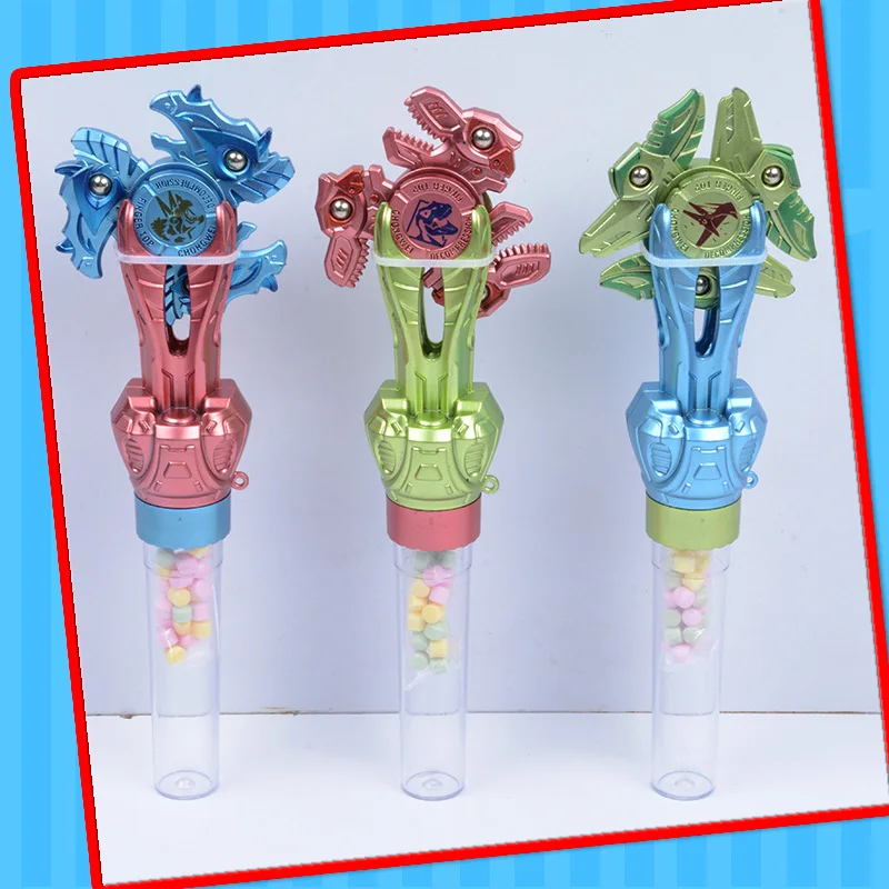 Hot selling kids toys for 2024 direct from china manufacturer mini plastic finger gyroscope top toy with candy finger top toy