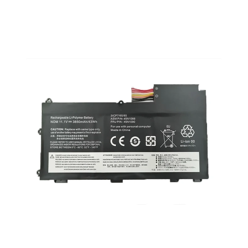 Laptop Battery 45N1090 11.1V 3850mah For Lenovo Thinkpad  45n1089 45n1091 L11n3p51 L11s3p51 Computer Battery