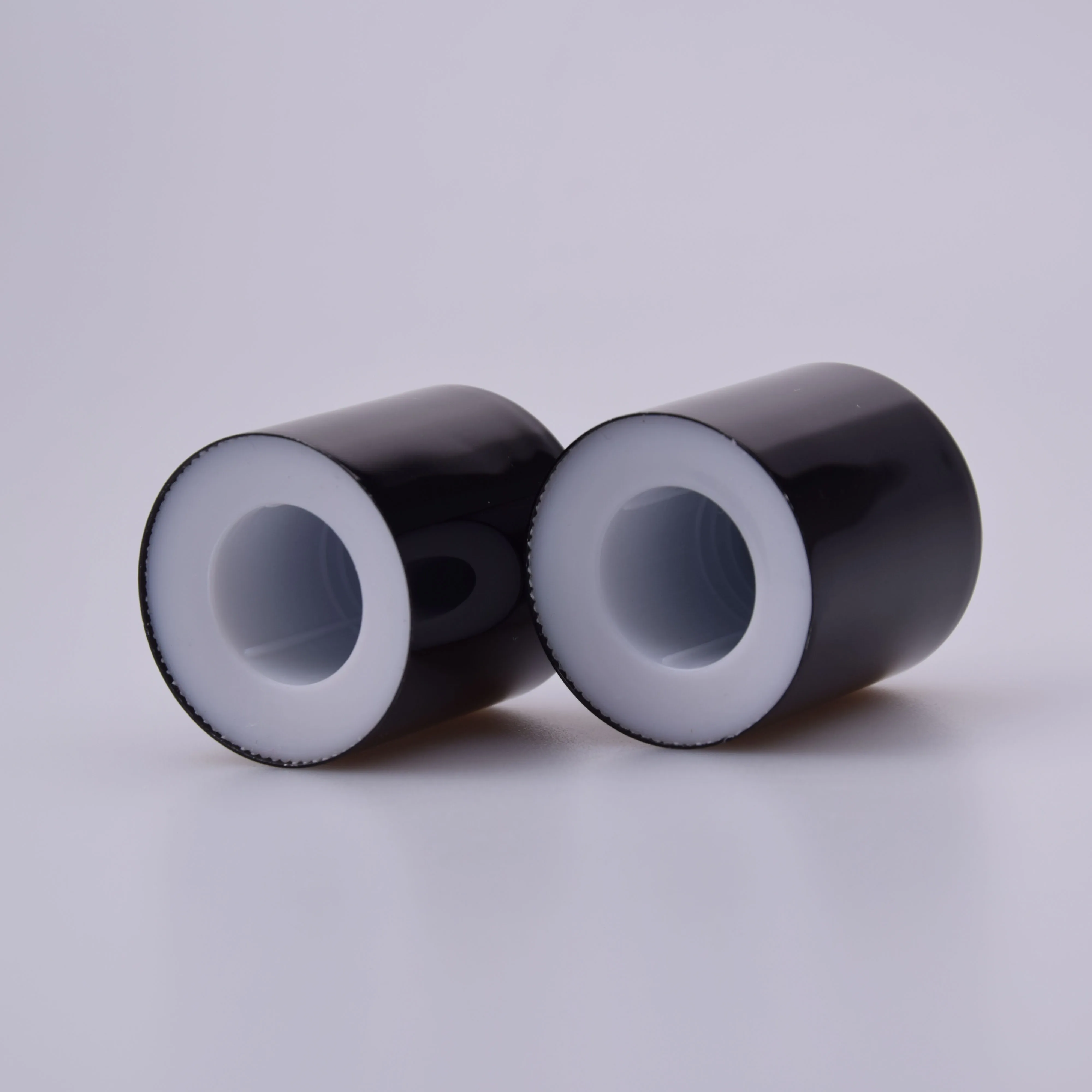 diameter 32.6mm,  height 35mm black aluminum perfume bottle cap