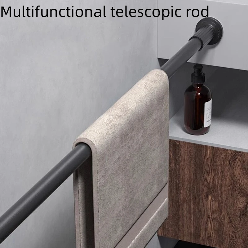 North America hot hotel bed bed punch-free drying clothes pole