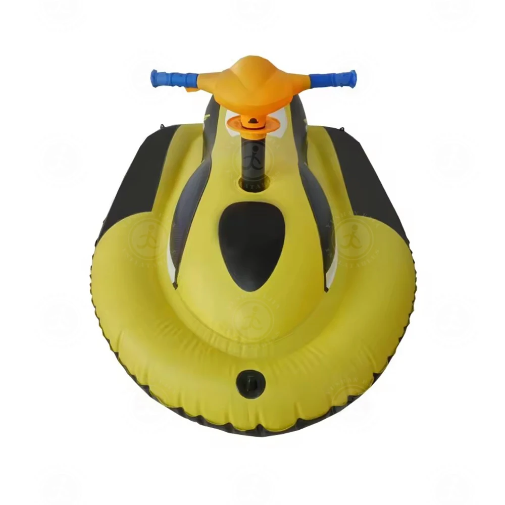 Newest Water Play Equipment Inflatable Pool Float Inflatable Jet Ski With Electric Motor For Kids