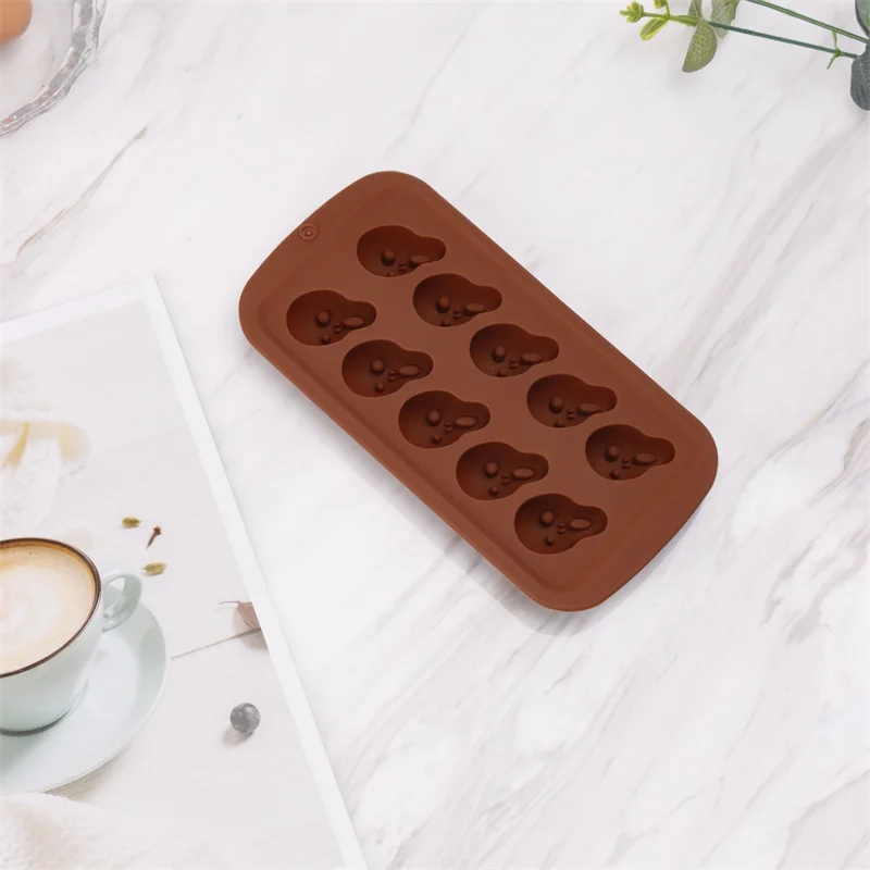 Popular Silicone Baking Mold Skull Shape Chocolate Holder Baking Mold