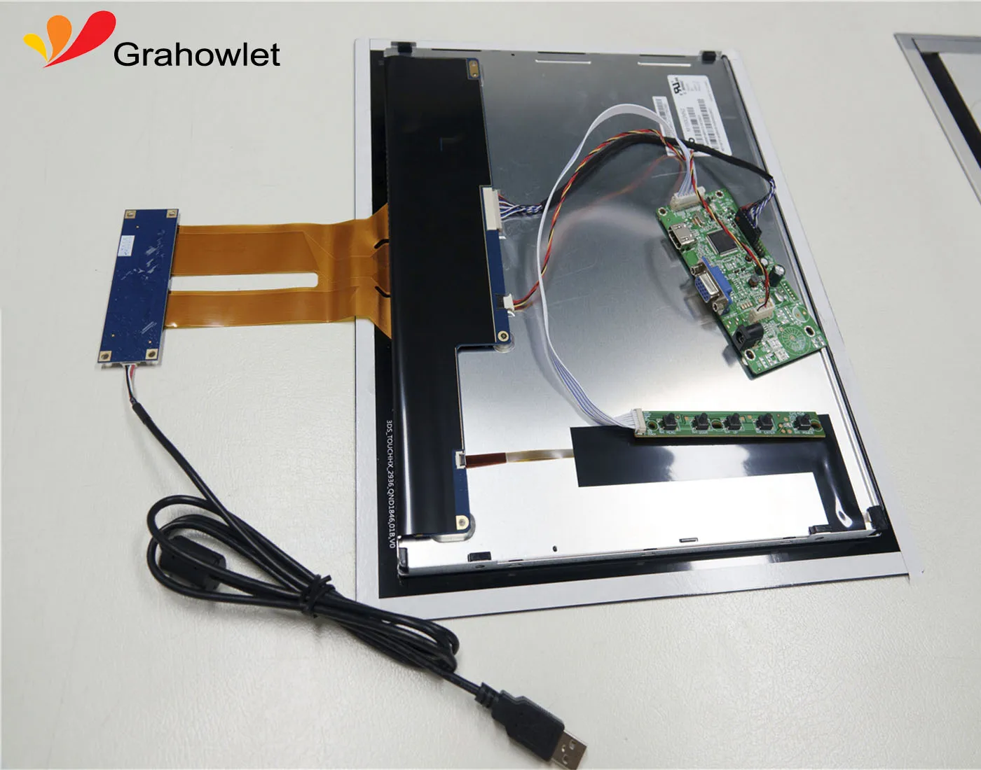 1024x768 tft lcd panel 15 inch industrial touch screen lcd display module