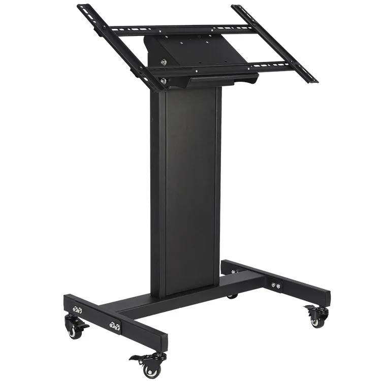 32-65 inch TV Mobile stands Rolling cart LED LED Monitor Floor Holder movable bracket mount modern display steel metal design