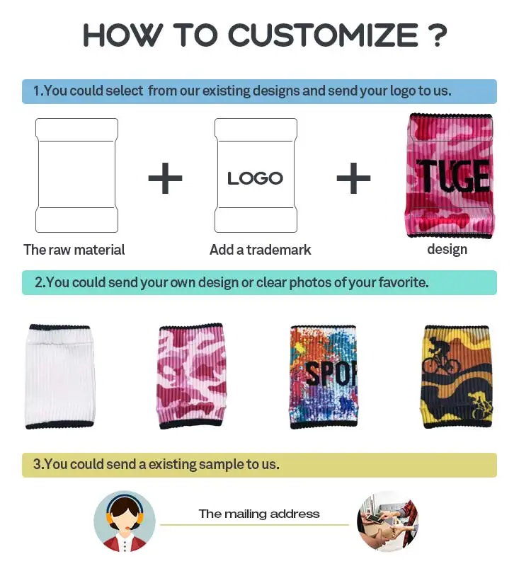 custom sports basketball tennis wristband breathable carpal tunnel wrist braces sweat bands