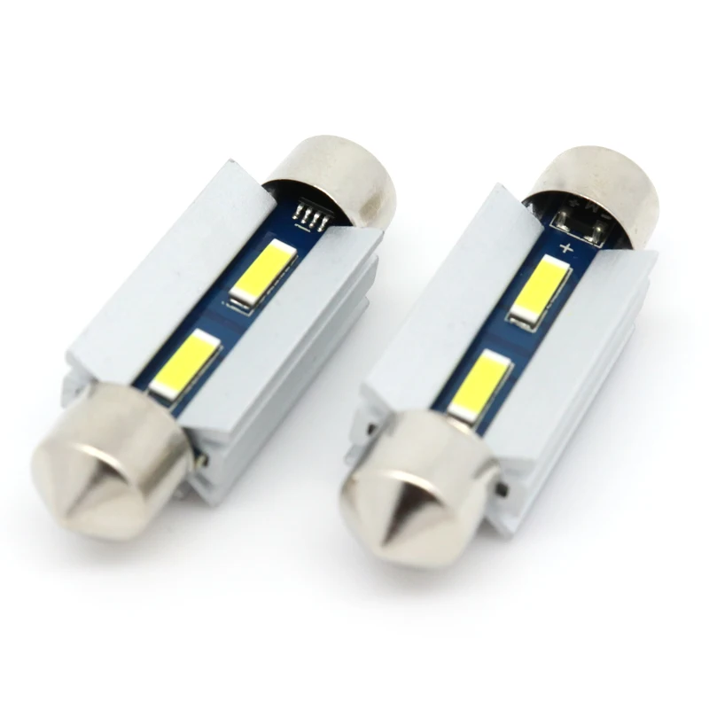 31MM 36MM 39MM 42MM C5W 1860 2SMD Canbus Error Free Festoon LED Car Interior Roof Dome 12V Light Bulbs