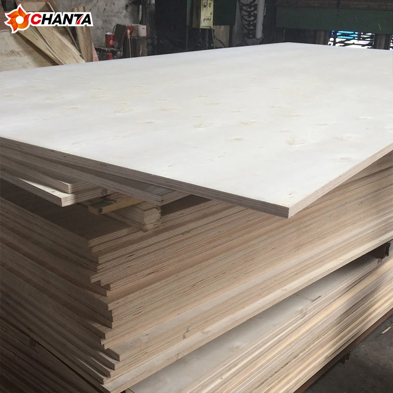 Wholesale Poplar Material Pine Veneer V U W Grooved Plywood Slotted Plywood For Construction Decorative
