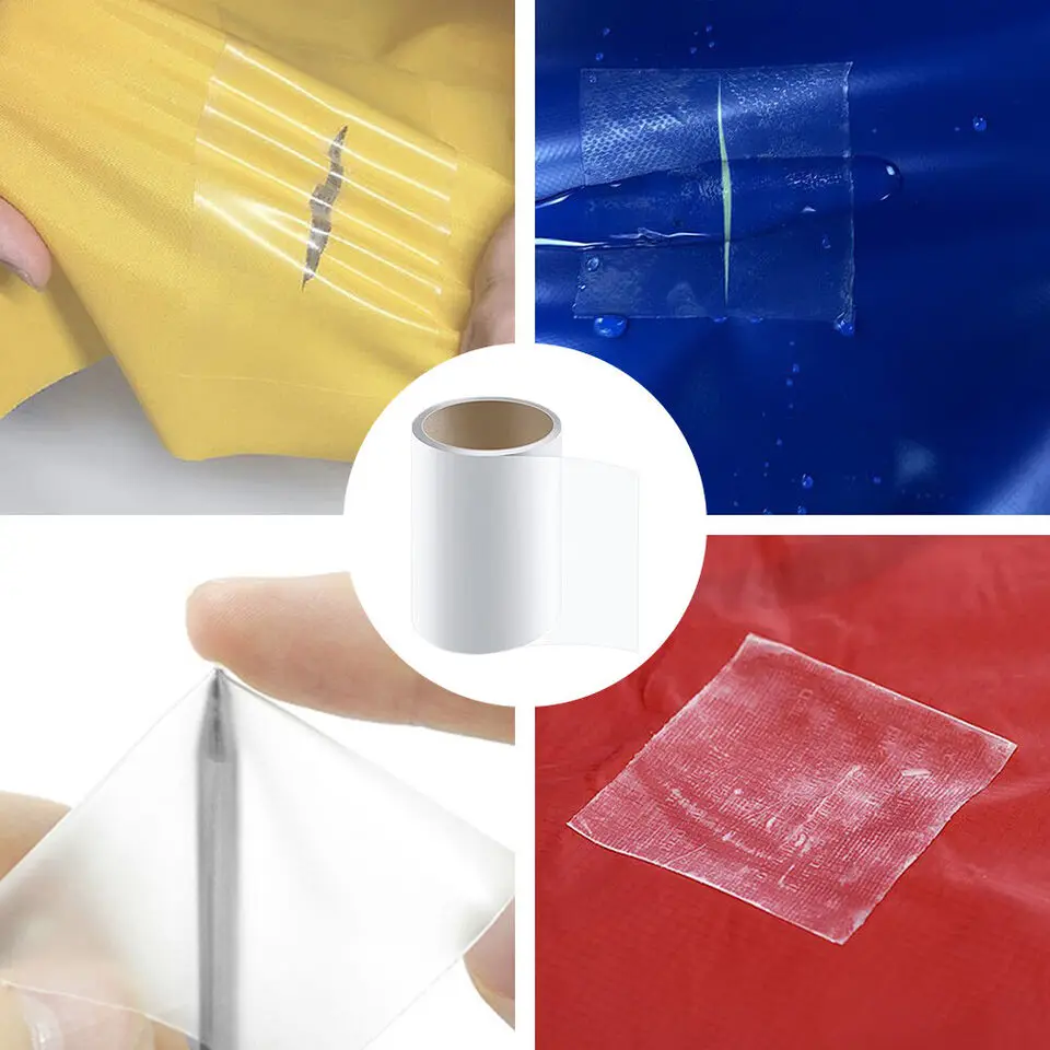 sijiatex TPU Repair Patch Kit Waterproof Inflatable Repair Tape 3cm/4cm/5cm/10cm
