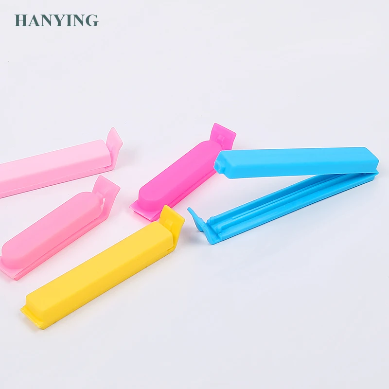 
small plastic food leash bread spring closure bag sealer clip 