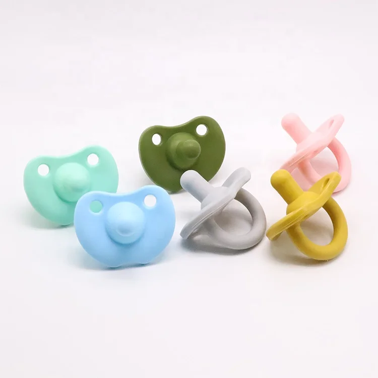 Eco-friendly Baby Sleep Soother Nipple Baby Silicone Ring Pacifier