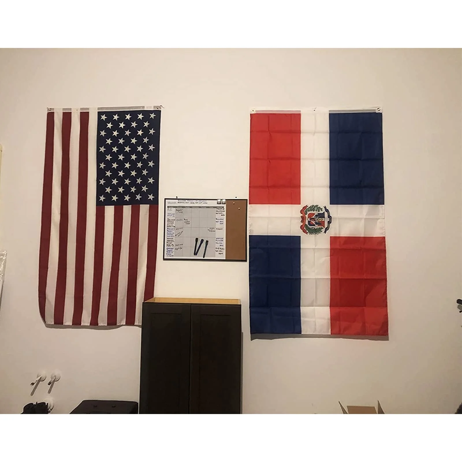 Wholesale Heavy Duty Outdoor 3x5 Ft Dominican Republic Flags Color Vivid Carefully Embroidered Large Dominican Flag For Wall Car