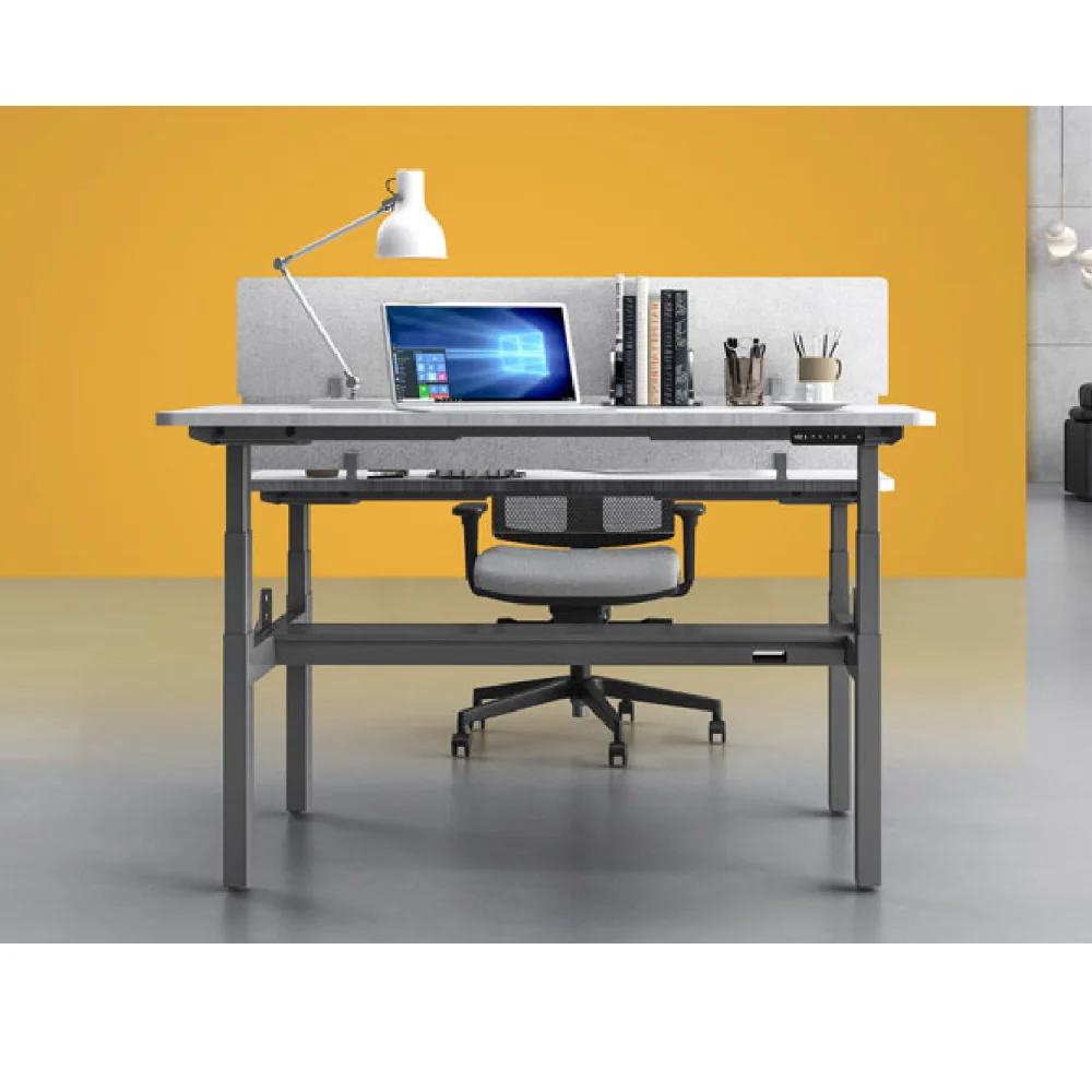 JIECANG Electrical Lifting Cable Management Automatic Oficina Standing Computer Desk