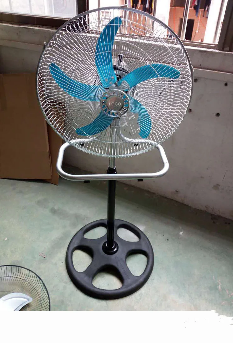 Portable 18-Inch Electric AC Motor Fan 3-Speed Plastic Pedestal Fan with Oscillation & Cooling Function for Home & Garage Use