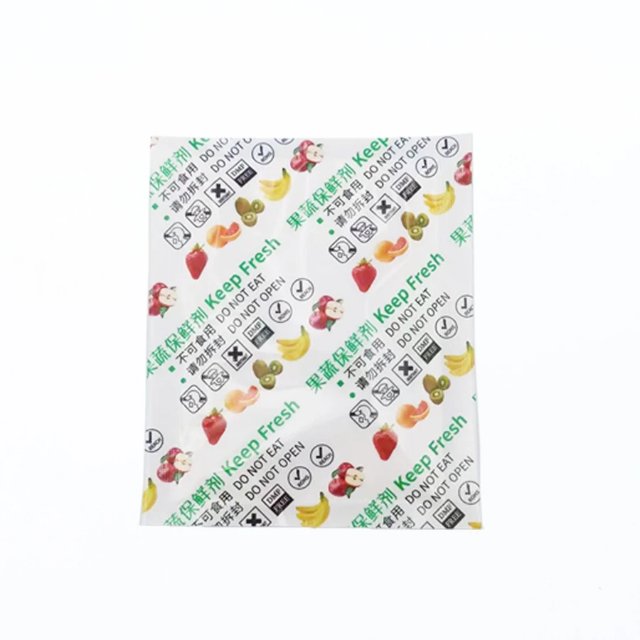 Manufacturer wholesale vegetable fruit fresh keeping preservation agent co2 carbon dioxide gas absorber sachet