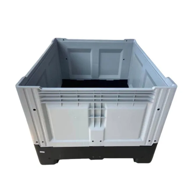 
Heavy duty hdpe folding plastic pallet box container 