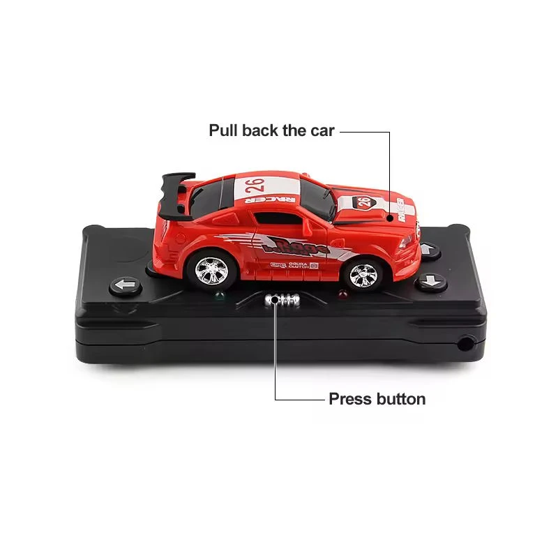 Coke Can Mini RC Toy Car Radio Remote Control Racing Car Radio Control Toys car 6 colors with 4 palisades