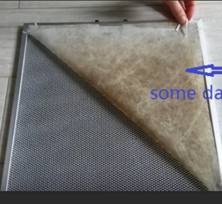 
Anti-oil Suction Papers Flame Retardant Non-woven Cooker Hood Filter Range Hood Filter 