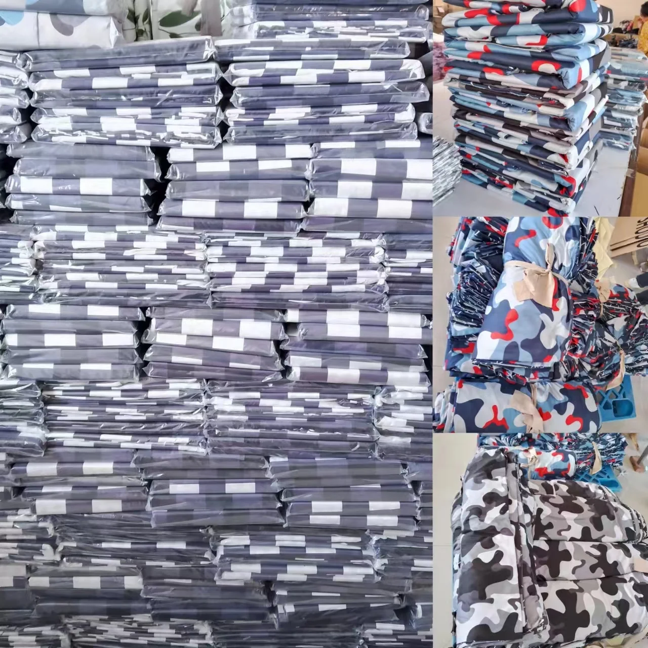 Hot Selling premium soft texture 100% Microfiber Polyester Geometric Flat Sheet with Pillow Cases in 3pcs fabric