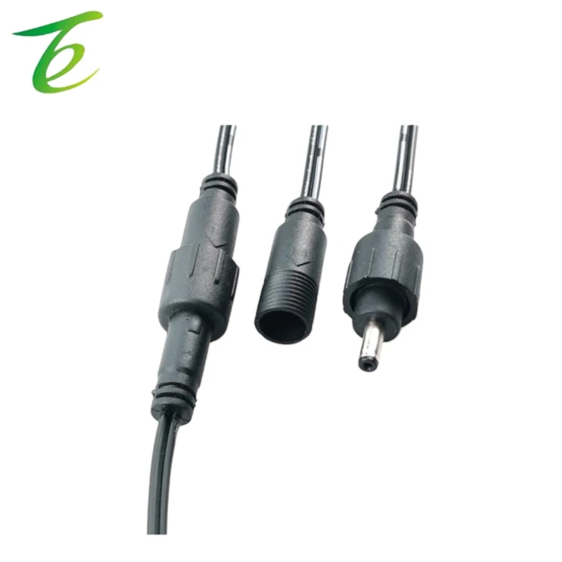 Black dc35135 waterproof connector 2468#22AWG black injection white section electronic wire DC35135 male and female connection