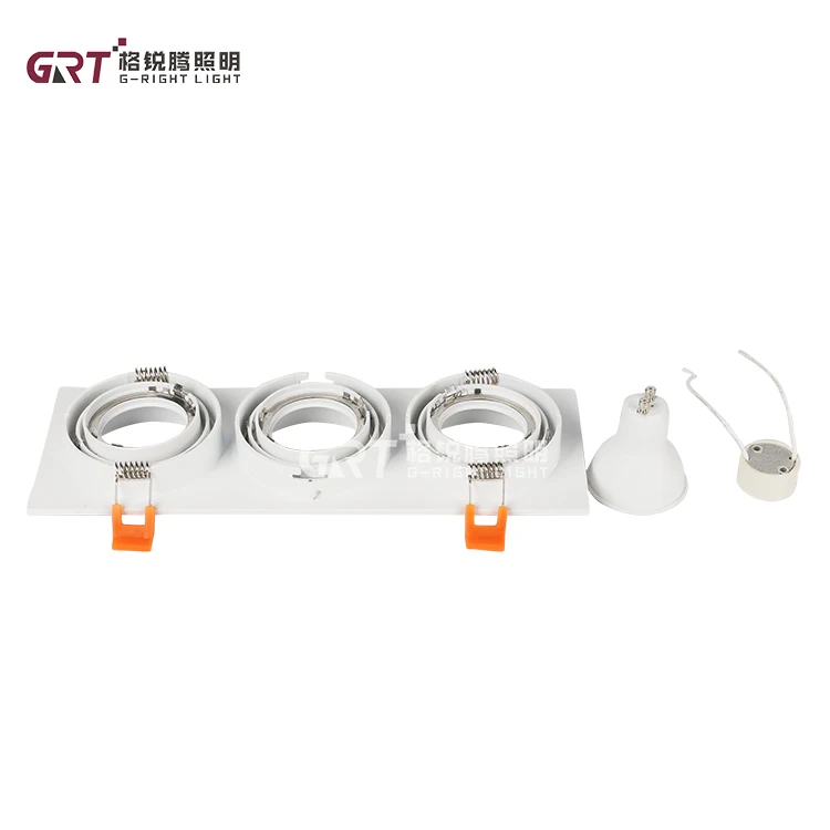 Wholesale Price Indoor Adjustable Angle 5watt Square Recessed GU10 COB SKD Led Ceiling Downlight