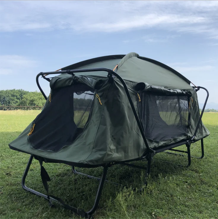 NEW design Waterproof Camping Bed Tent Two-in-one outdoor camping Mosquito tent marching bed portable rainproof fishing tent