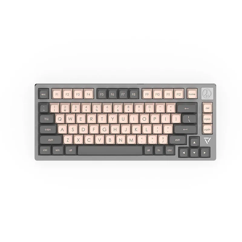 Two-color With Hot Swappable Switch Lighting81-key   /cat paw mechanical keyboard