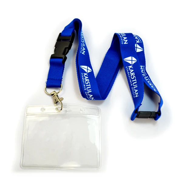Customised Promotional Screen Printed Lanyards With Logo Custom I.D Lanyard