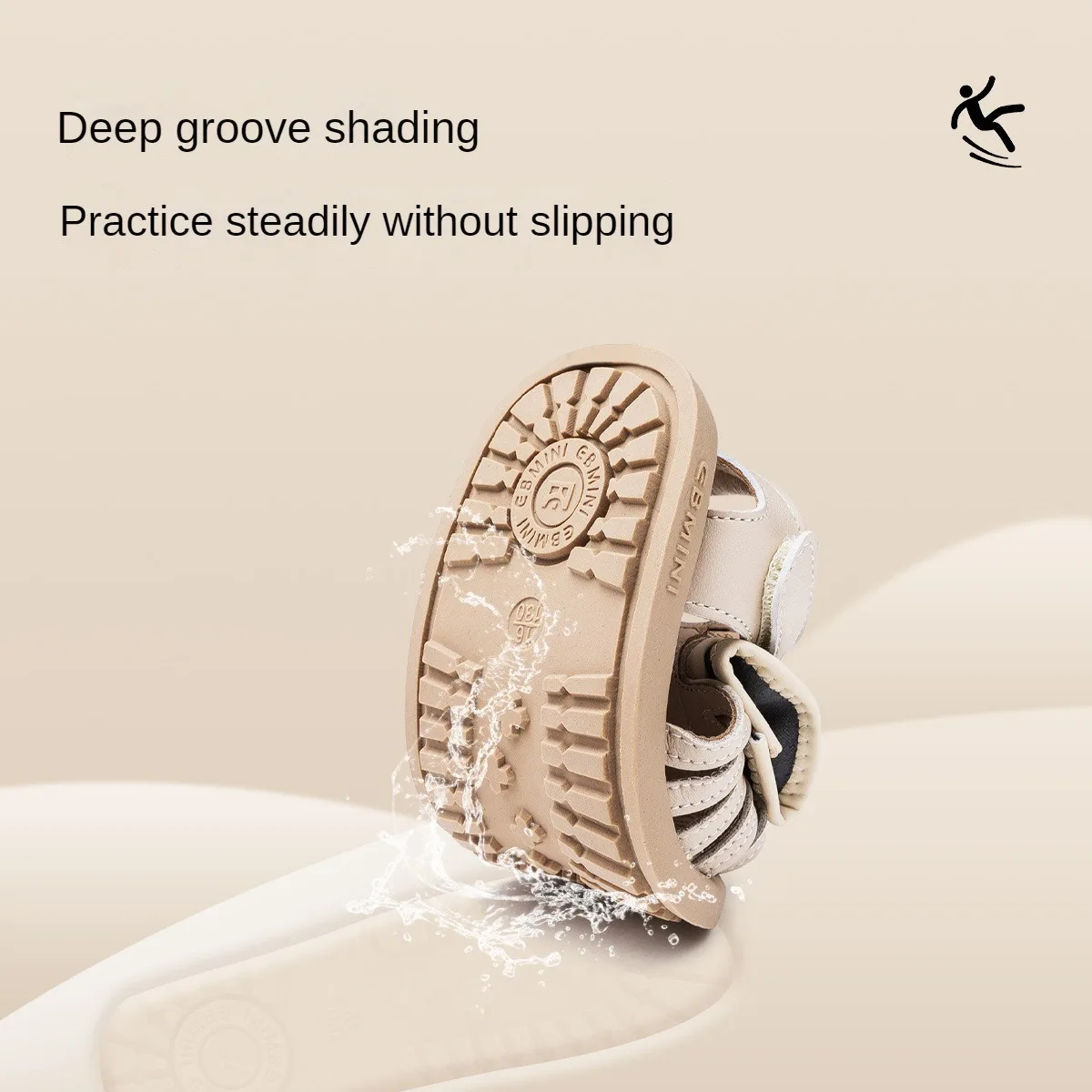 Ebmini summer  fashion all-match tip-binding  breathable comfortable soft sole casual princess toddler sandals