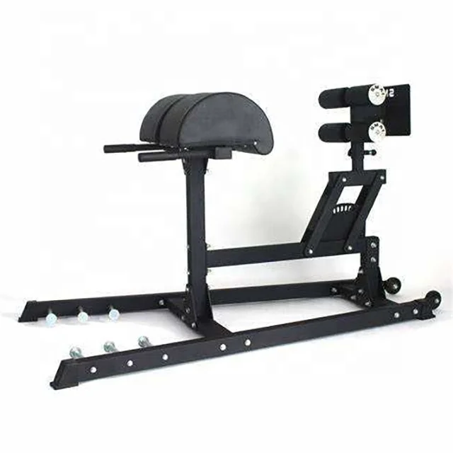 Factory Wholesale Fitness Equipment Gym Glute Ham Developer Adjustable Dumbbell Roman Bench