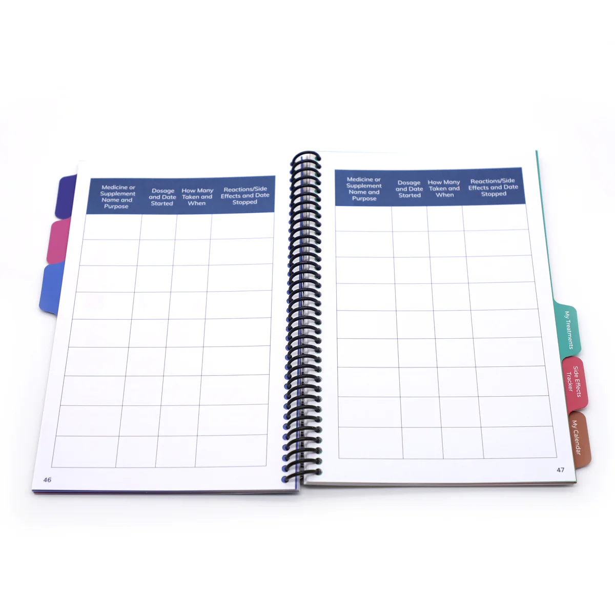 PU leather 6 rings loose-leaf binder spiral notebook folder agenda planner organizer journal customize