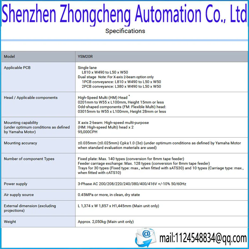 Used SMT Machine High Speed Automatic Chip Mounter YAMAHA YSM20 SMT Pick And Place Machine For SMT Production Line