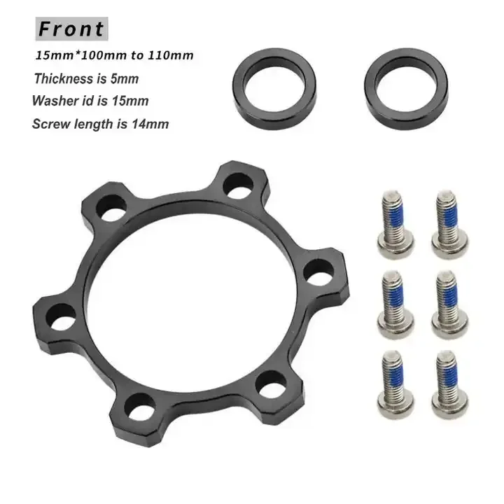 2024 Hub Adapter Change 100x15 to 110x15 142x12 to 148x12 110 148 Hub Spacer Washer 6 Bolt standard Thru Axle 15mm