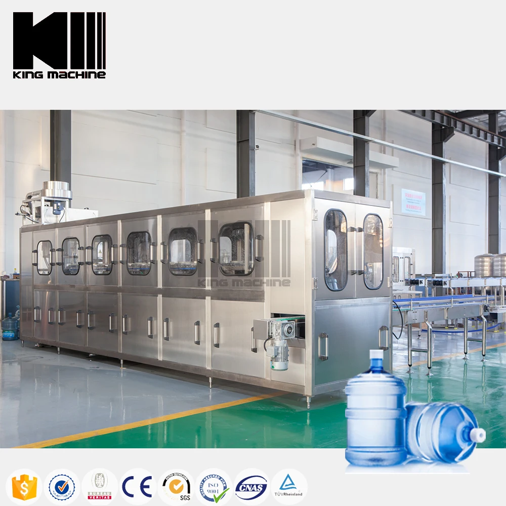 Plastic Bottle 3 Gallon 5 Gallon 20 Liter Bottled Water Filling And Capping Machine