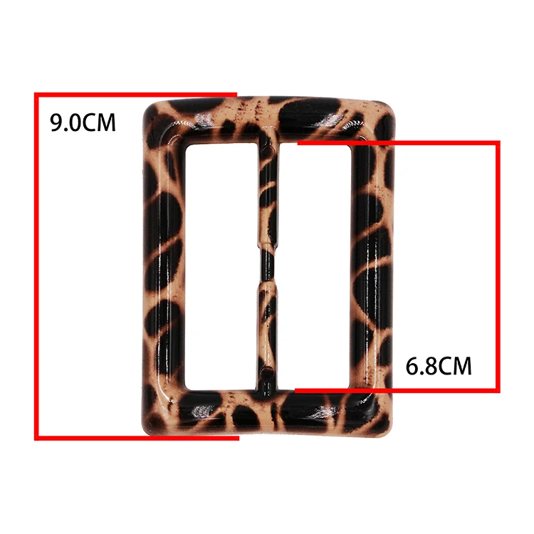 
hot style animal leopard pattern hardware plastic ladies belt buckle accessories 