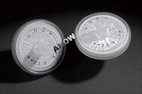 Diameter 20mm PTFE Syringe Filter 0.22um Gas Filter For Sterile Packing