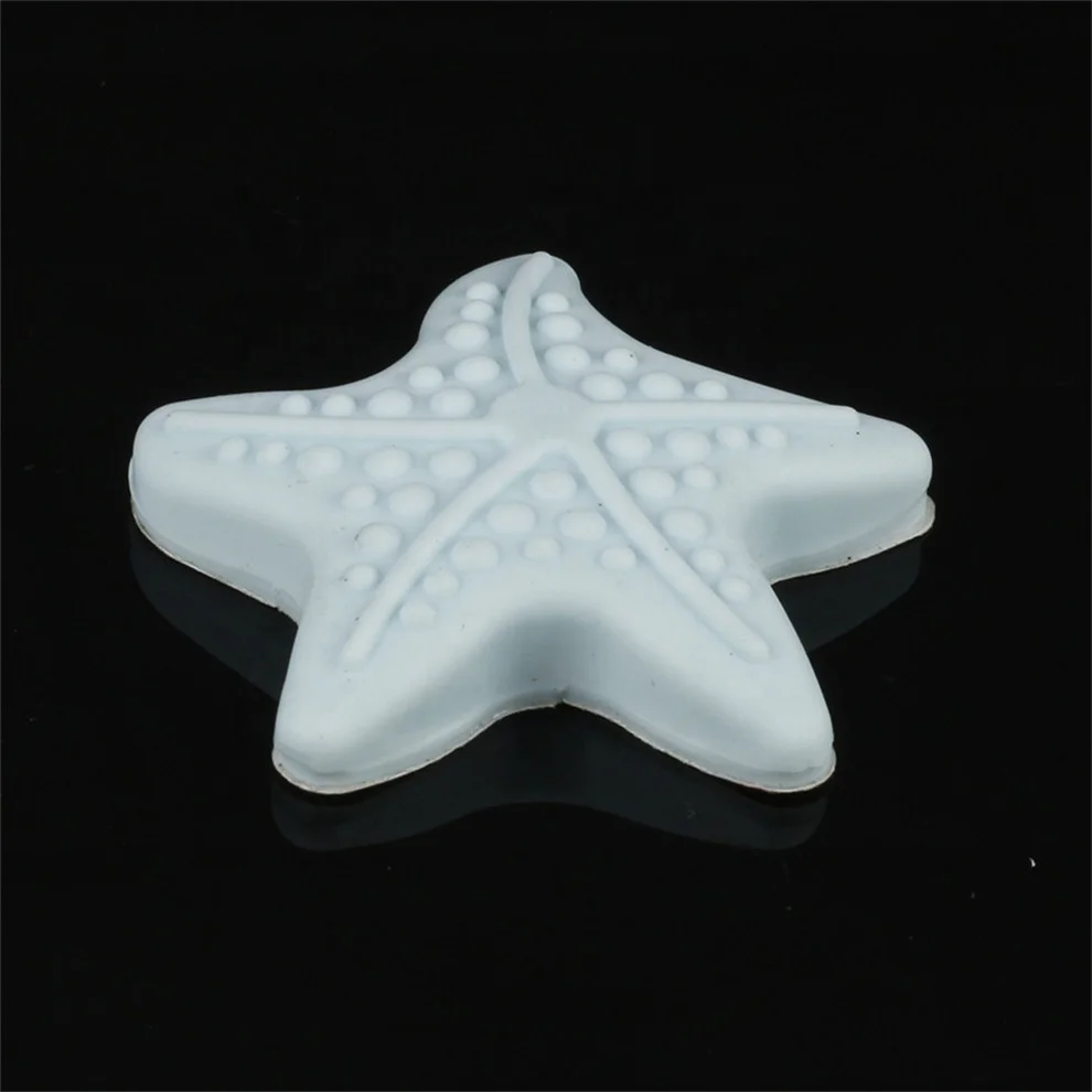 Different Color Star Shape Soft Rubber Door Handle Bumper Refrigerator Self Adhesive Door Wall Protector