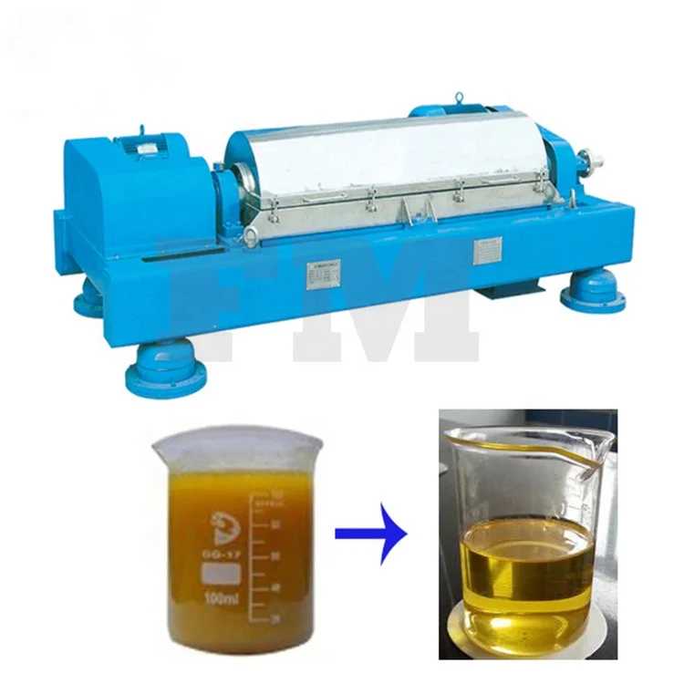 Horizontal Continuous Screw Oil Decanter Centrifuge