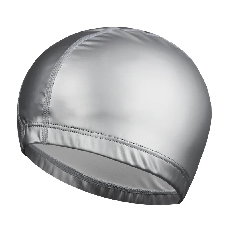 Custom high quality waterproof silicone swimming caps for adult