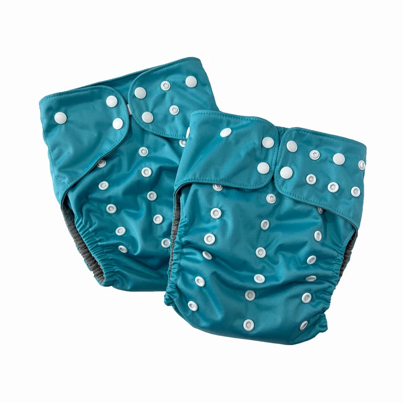 2024 OEM Customize Cloth One Pocket Diaper Newborn AWJ Inner Adjustable 3-15Kg Washable Baby Cloth Diaper