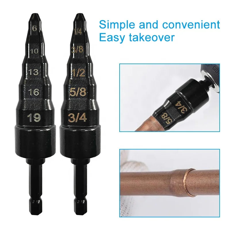 Copper tube expander pipe hole expander pipe head expander air conditioner maintenance electric tool accessory set