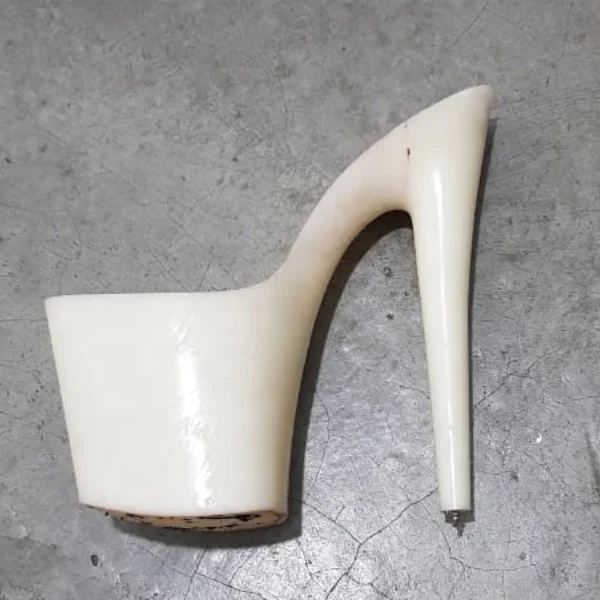 8 inch- 20cm super high heel sole  PC material  Transparent and clear sole