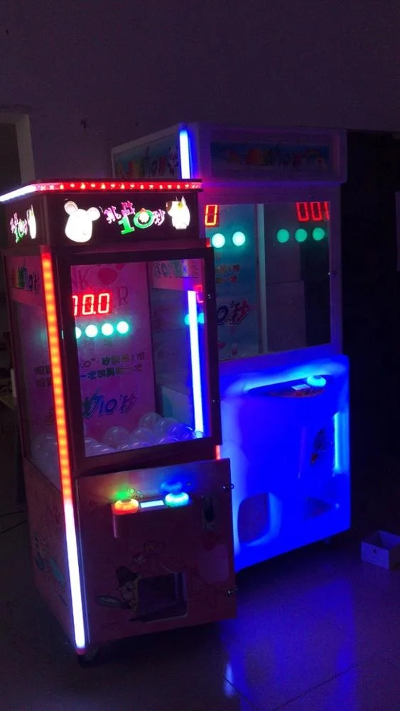 coin operated challenge 10 seconds capsule toys gift game machine for kids park game center