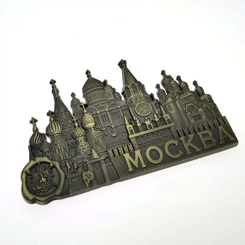 Customized 3d  Cheap Personalized Designs Tourism Souvenirs Magnetic Customized Logo Metal Fridge Magnet For Fridge