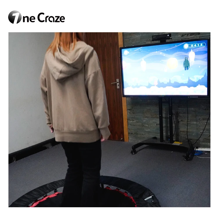 Commercial Interactive Projector Trampoline Sport in Kid-Friendly Restaurant