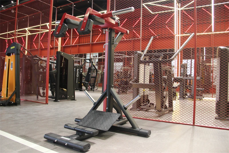 Best Squat Machine Commercial Gym Free Weight Logo Customized Accept Standing Calf Fitness Machine Pendulum Squat Machine