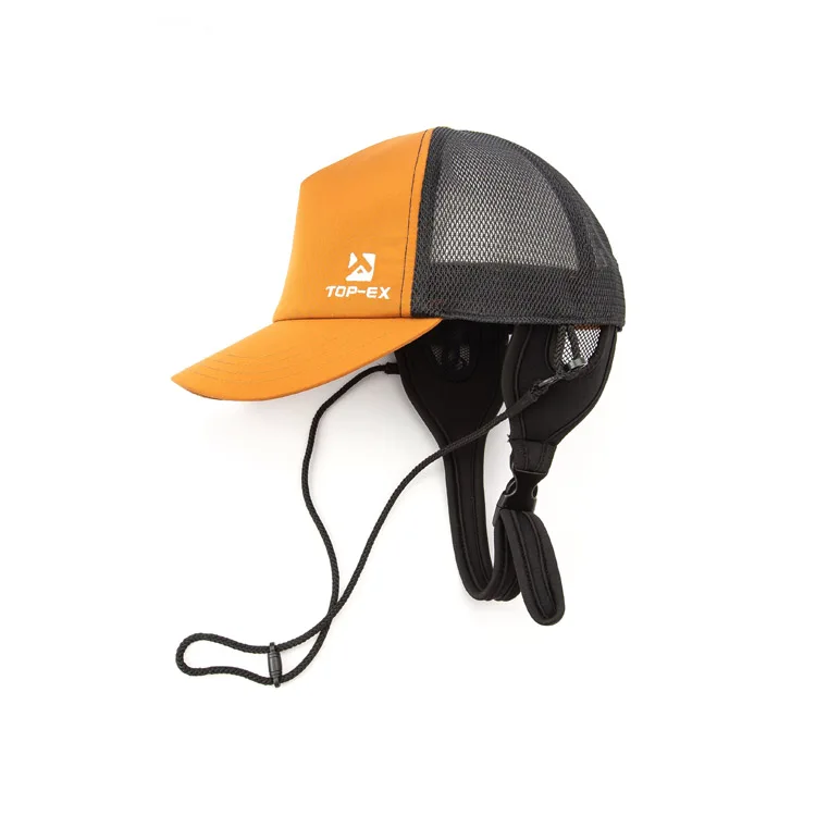 Custom Logo Male Mesh Detachable Chin Strap Waterproof Trucker Hat Caps