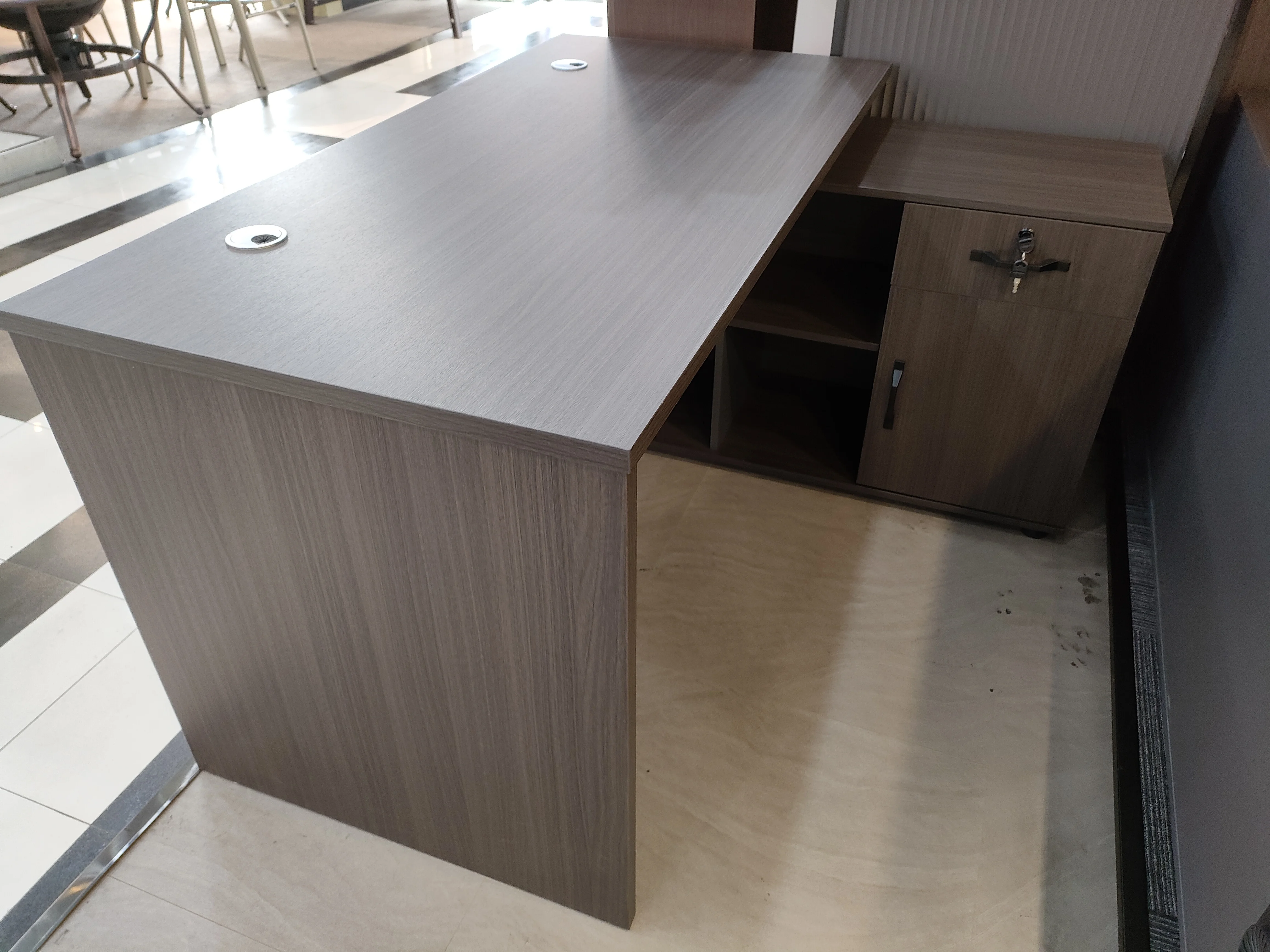 Hot sales Melamine  desk  Modern Office Furniture  Factory Wholesale Foshan Sale OEM Customized