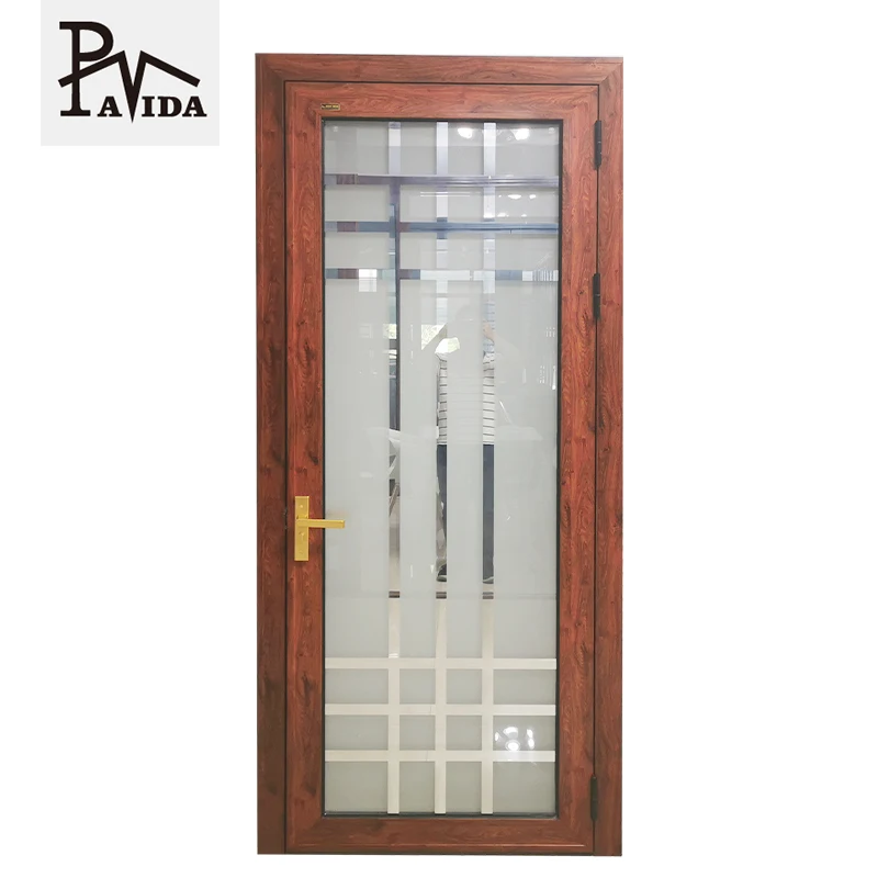 Automatic public toilet door aluminium swing door casement door manufacturer