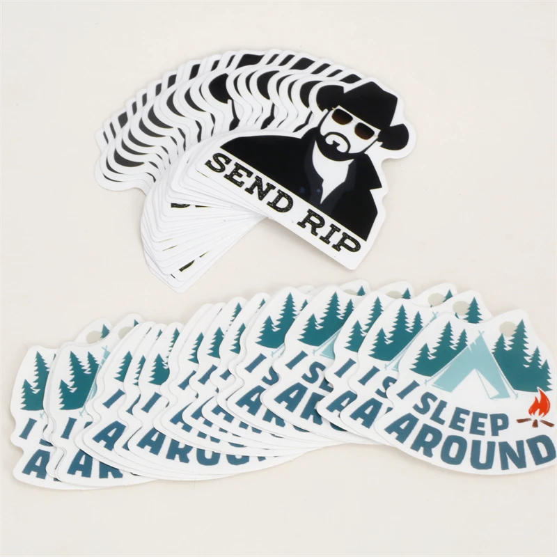 Waterproof UV Resist PVC Back Cut Durable Custom Die Cut Vinyl Stickers Round Shape Vinyl Stickers